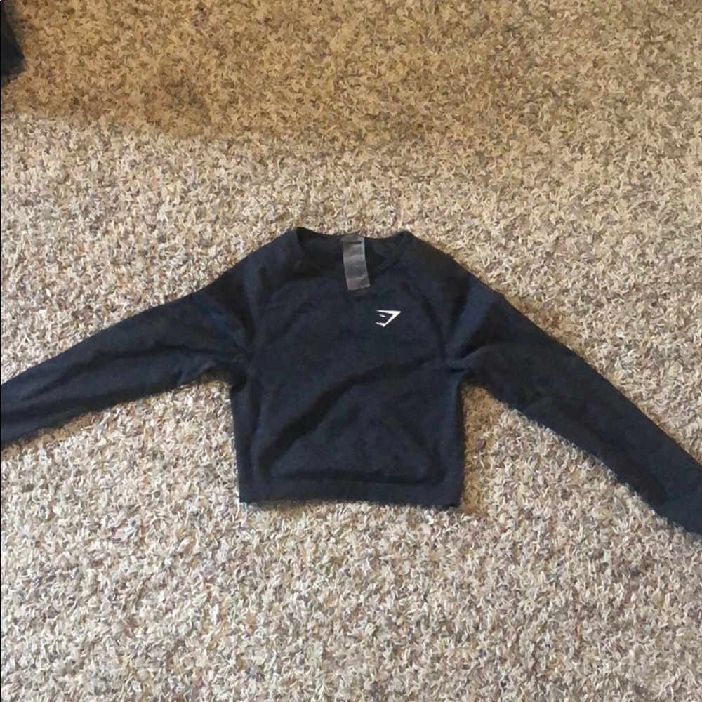Gym Shark Long Sleeve Crop Top
